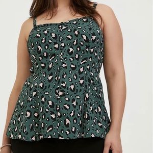 Leopard print Torrid top